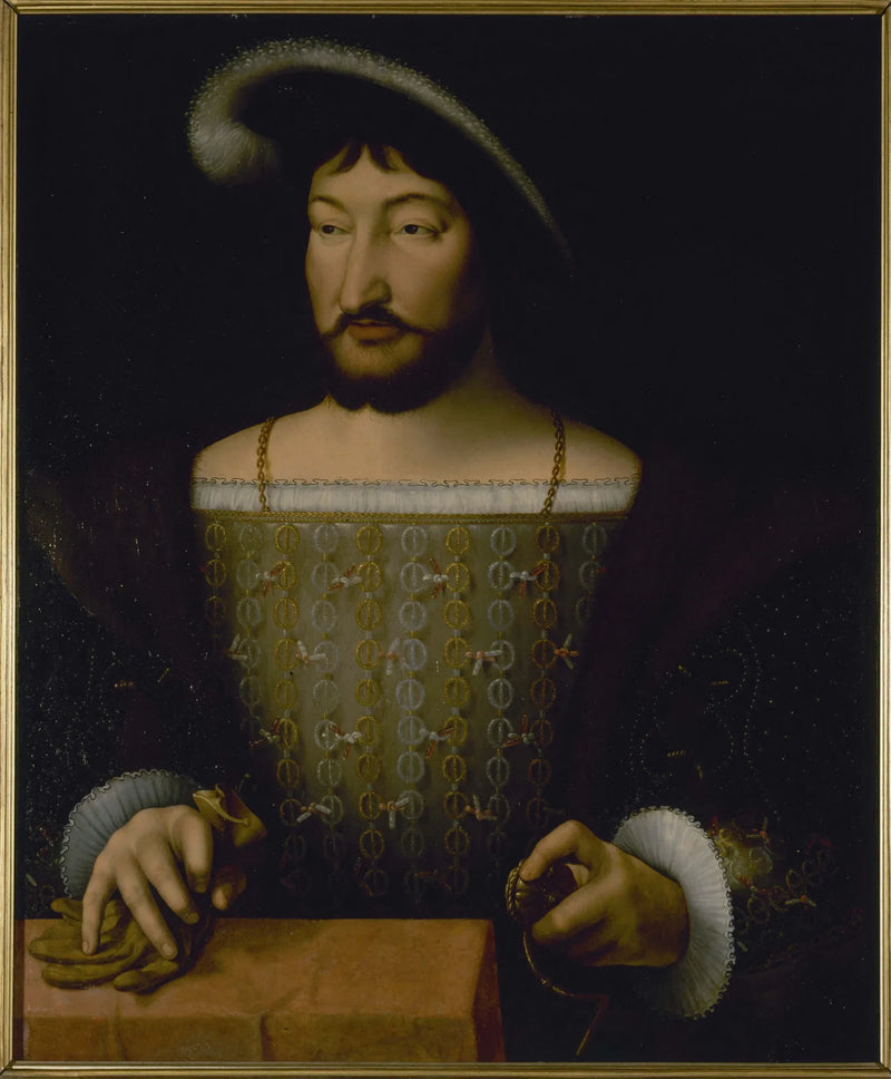 Retrato de Francisco I, rei da França - Joos van Cleve