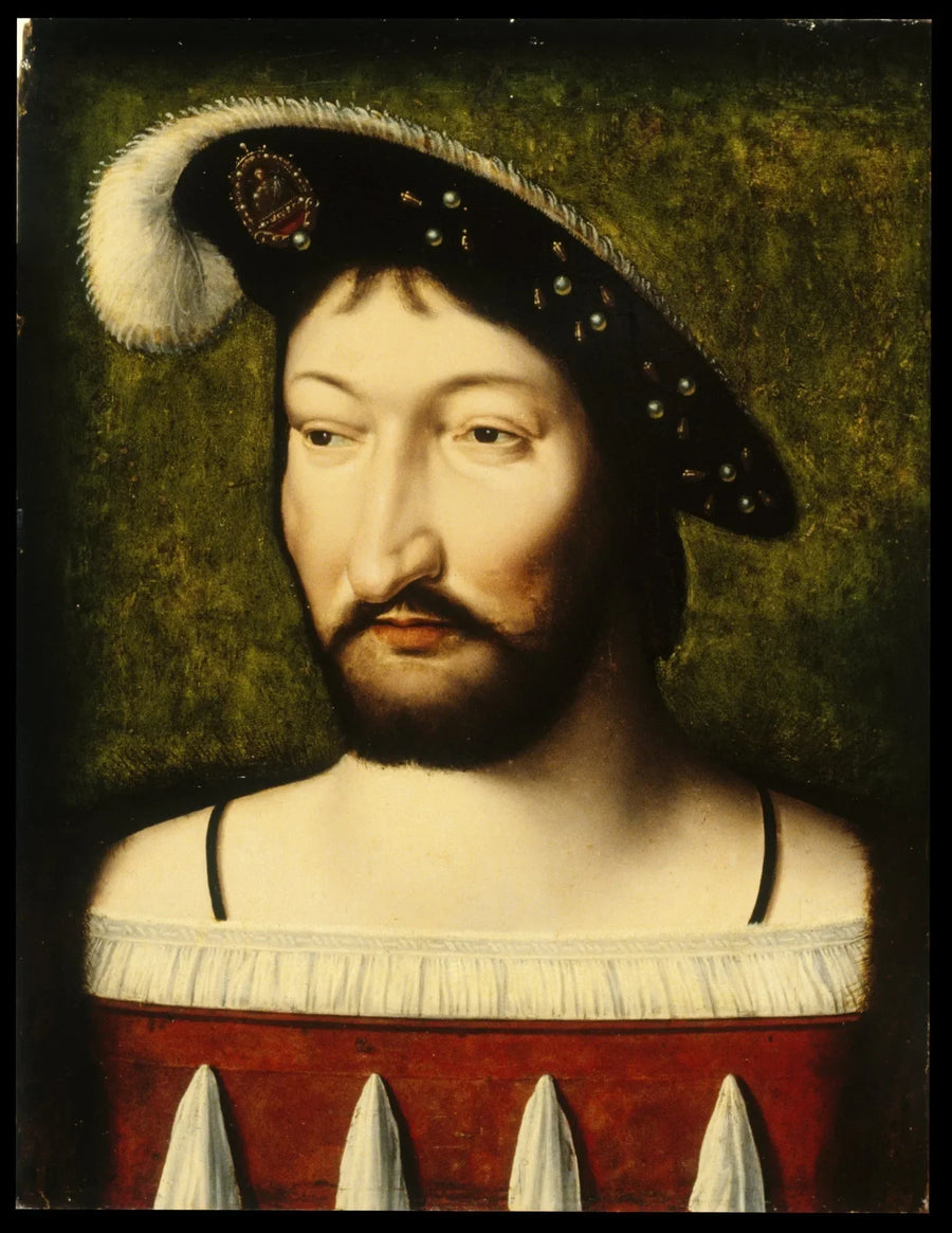Retrato de Francisco I, rei da França - Joos van Cleve