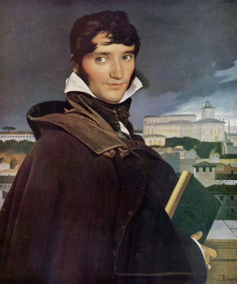 Retrato de François-Marius Granet - Jean-Auguste-Dominique Ingres