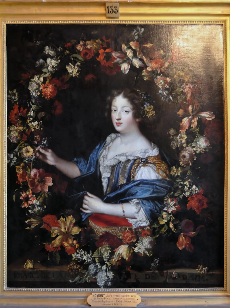 Retrato de Françoise Angélique de la Mothe Houdancourt, duquesa d'Aumont - Juste d'Egmont