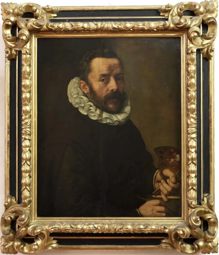 Retrato de Frans Francken (II) - Frans Pourbus, o Jovem