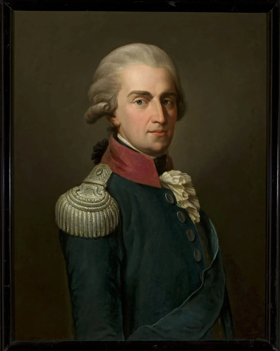 Retrato de Frederico Augusto, duque de Varsóvia - Anton Graff