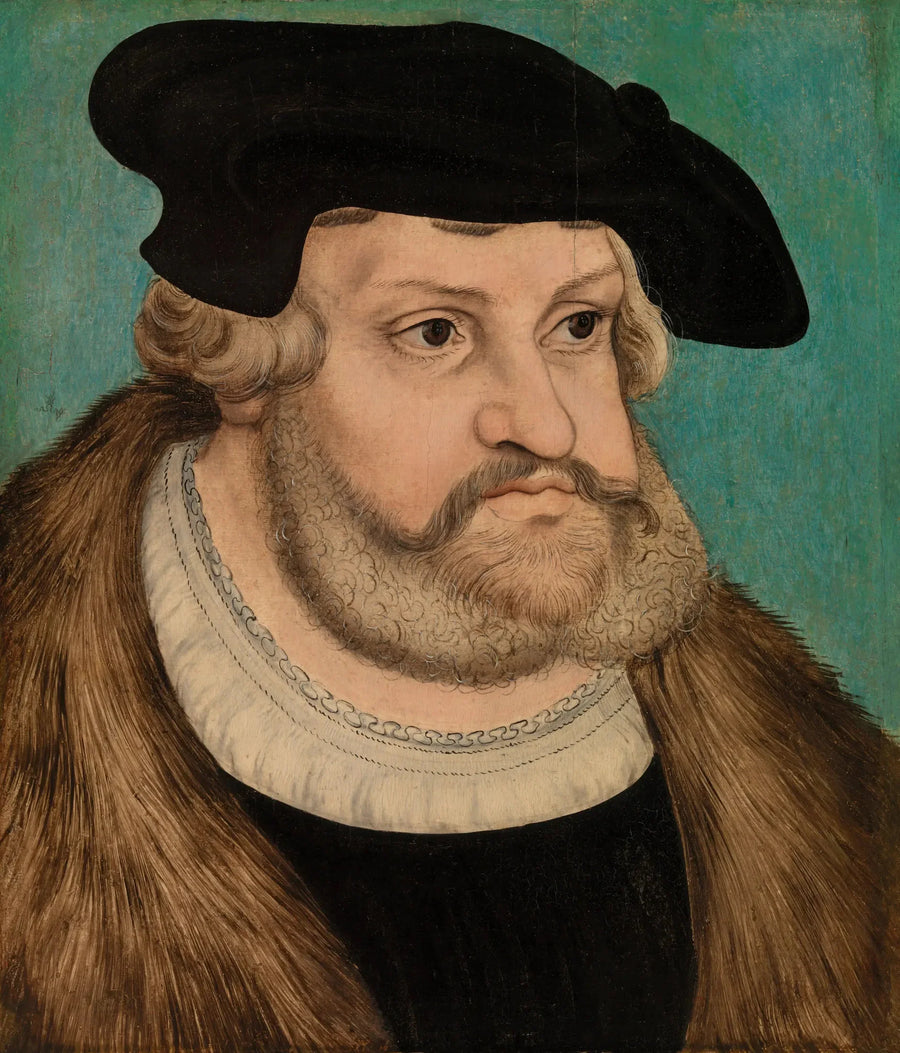 Retrato de Frédéric le Sage, duque de Saxônia - Lucas Cranach, o Velho