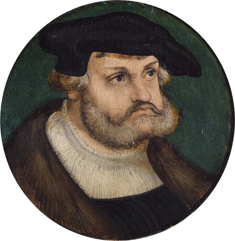 Retrato de Frédéric, o Sábio, eleitor da Saxônia - Lucas Cranach, o Velho
