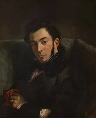Retrato de Frédéric Villot - Eugène Delacroix