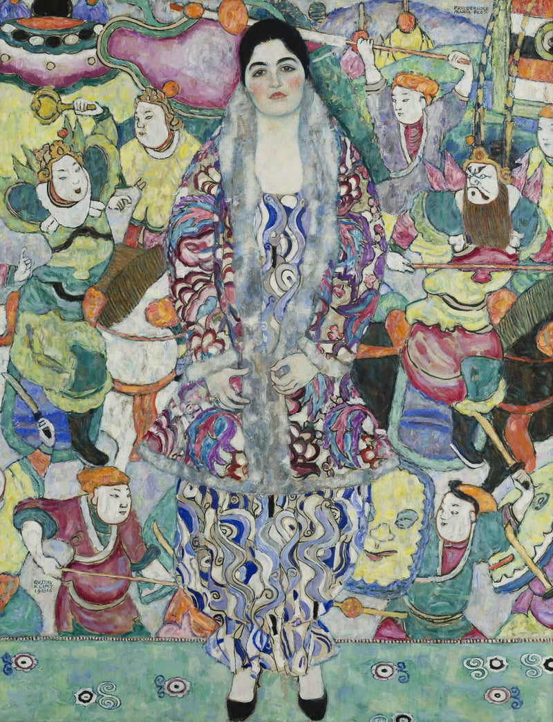 Retrato de Friedericke Maria Beer - Gustav Klimt