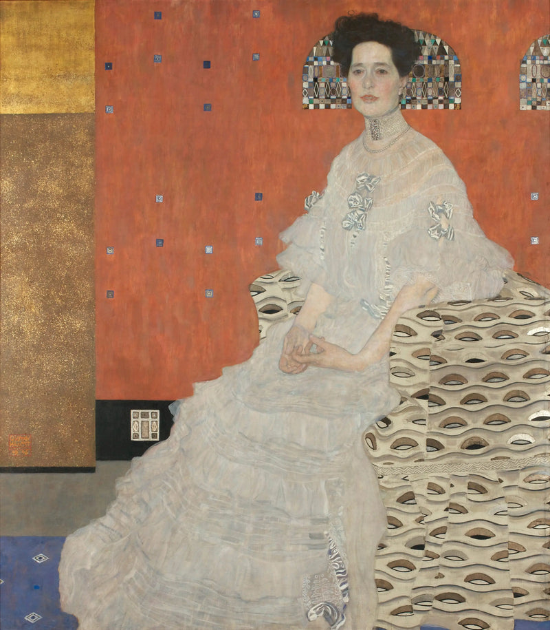 Retrato de Fritza Riedler - Gustav Klimt