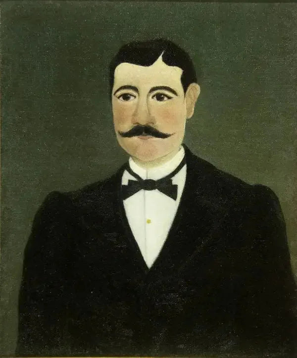 Retrato de Frumence Biche em civil - Henri Rousseau
