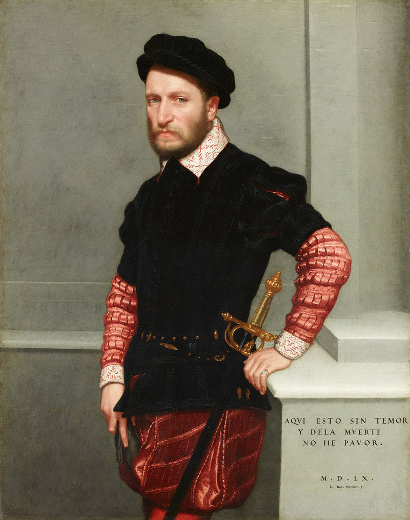 Retrato de Gabriel III de la Cueva e Girón - Giovanni Battista Moroni