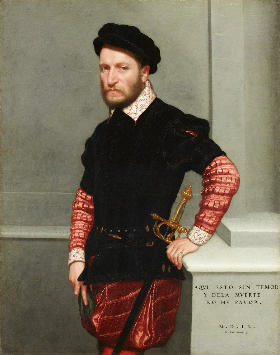 Retrato de Gabriel III de la Cueva e Girón - Giovanni Battista Moroni