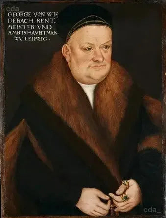 Retrato de Georg von Wiedebach - Lucas Cranach, o Velho