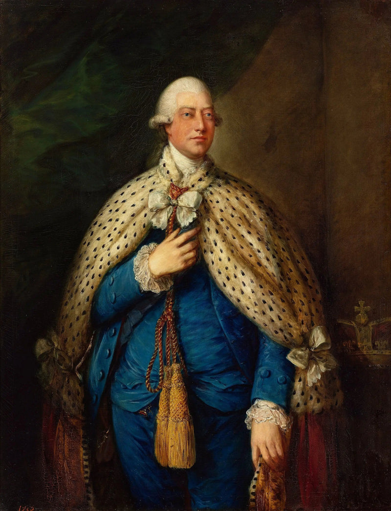 Retrato de Jorge III do Reino Unido com roupas parlamentares - Thomas Gainsborough