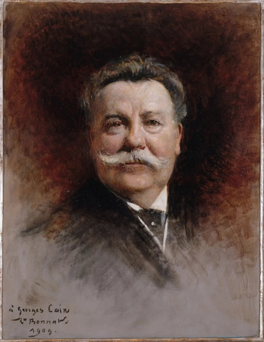Retrato de Georges Cain (1853-1919), pintor e litterateur - Léon Bonnat