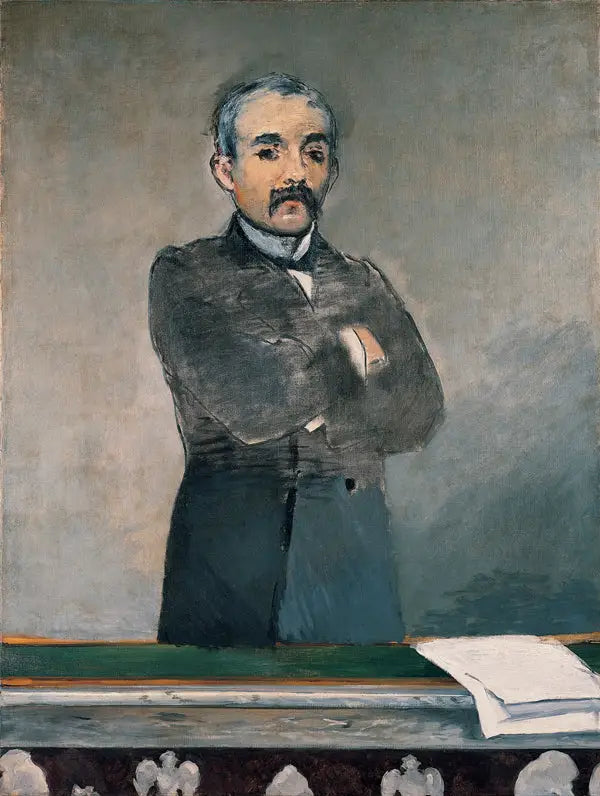 Retrato de Georges Clémenceau - Édouard Manet