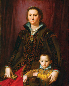 Retrato de Giovanna Chevara e Giovanni Montalvo - Bronzino