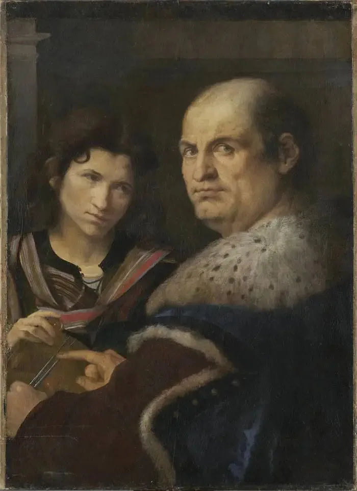 Retrato de Giovanni Borgherini e Trifone Gabriel - Giorgione