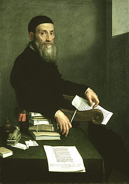 Retrato de Giovanni Bressani (1490 - 1560) - Giovanni Battista Moroni