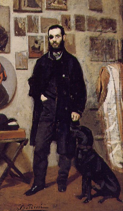 Retrato de Giuseppe Abbati - Giovanni Boldini
