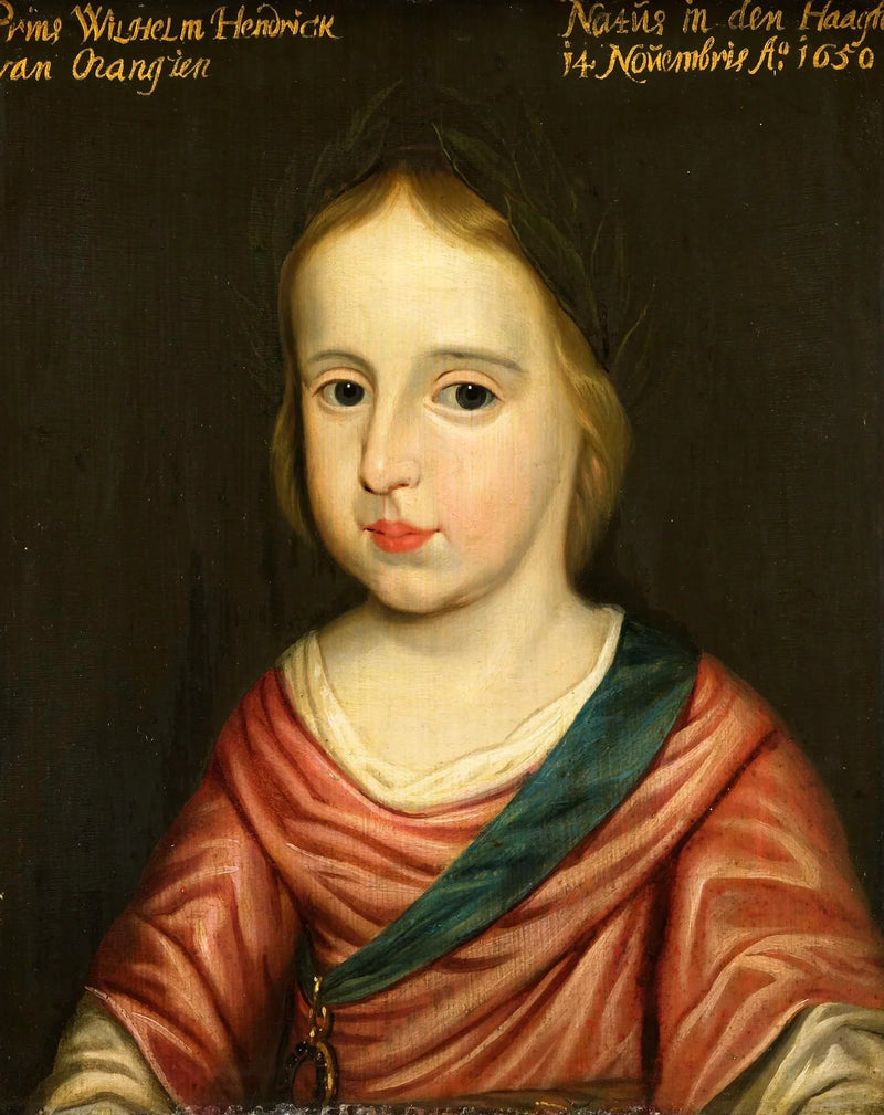 Retrato de Guilherme III (1650-1702), príncipe de Orange - Gerrit van Honthorst