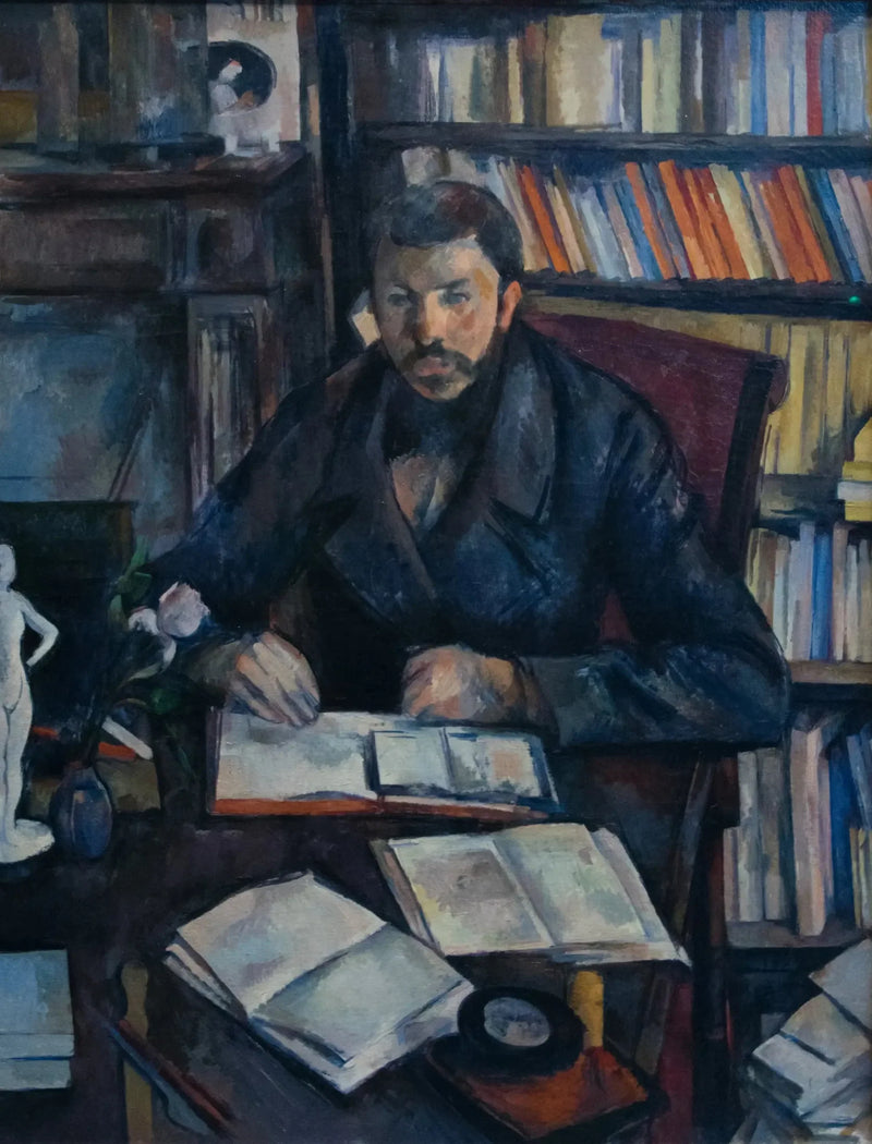 Retrato de Gustave Geffroy - Paul Cézanne