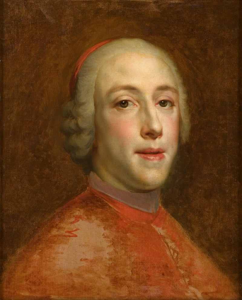 Retrato de Henri Édouard Stuart, cardeal duque de Yorck - Anton Raphael Mengs