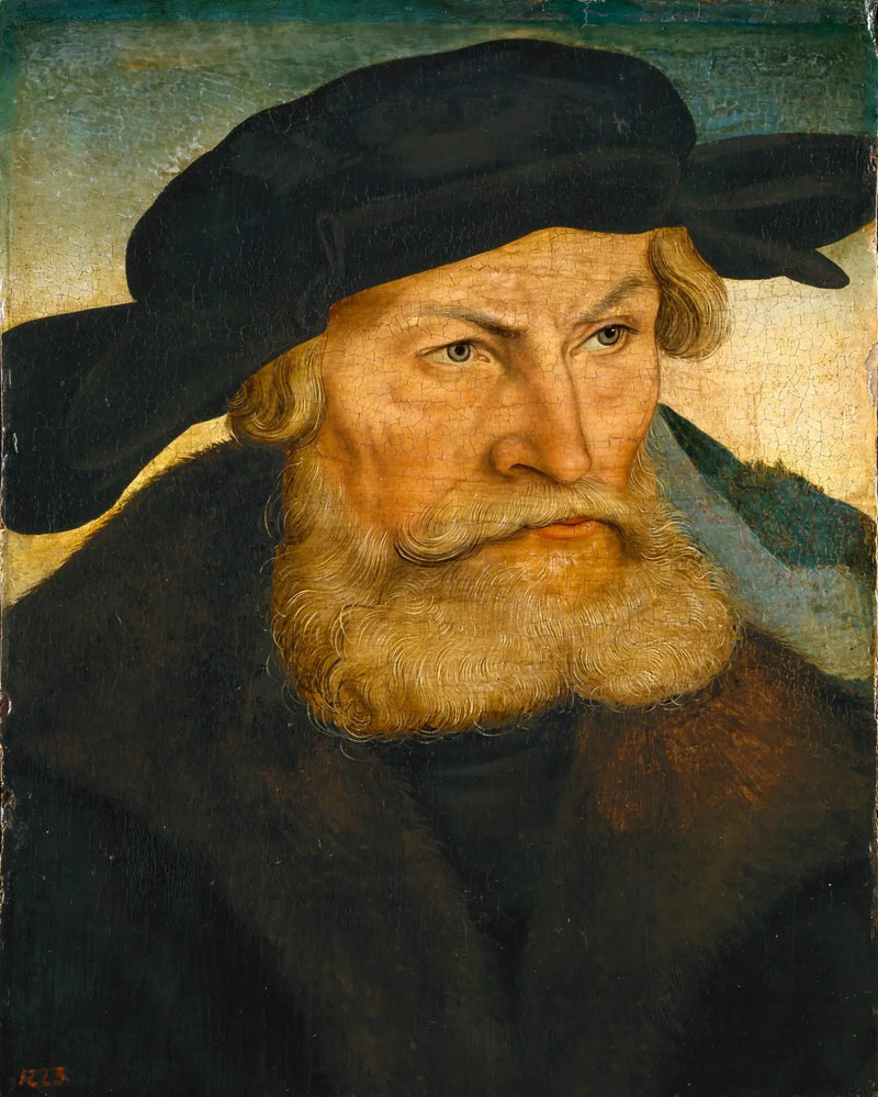 Retrato de Henrique o Pio - Lucas Cranach, o Velho