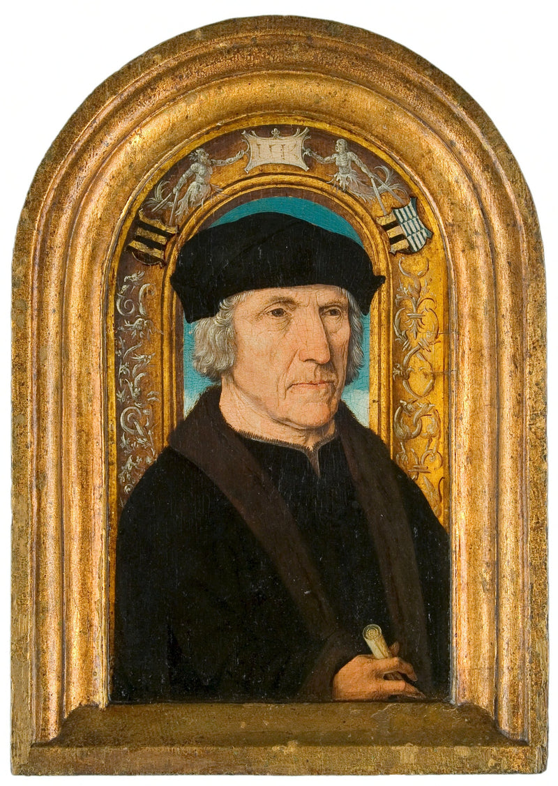 Retrato de Jacob Pijnssen - Jacob Cornelisz van Oostsanen