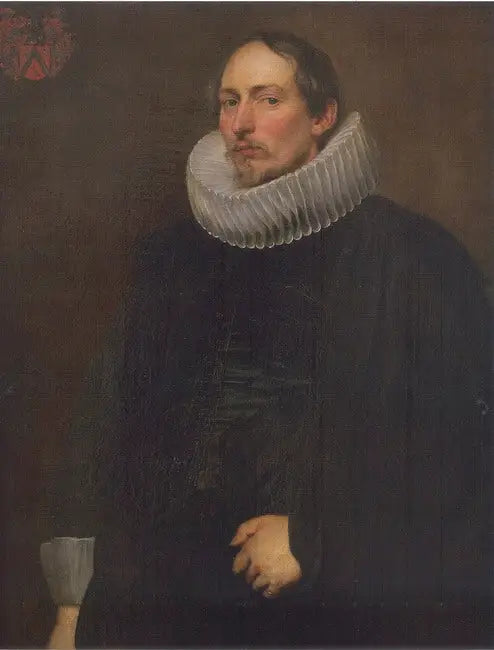 Retrato de Jacob de Witte (1591-1631), aproximadamente 1618-1619 - Antoine van Dyck