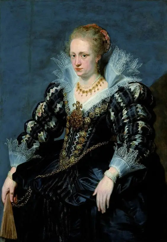 Retrato de Jacqueline de Caestre. - Peter Paul Rubens