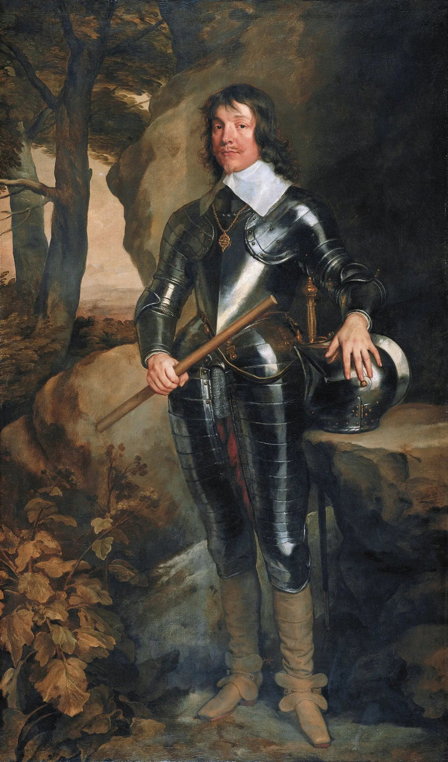 Retrato de Jacques, 1º duque de Hamilton (1606-1649) - Antoine van Dyck