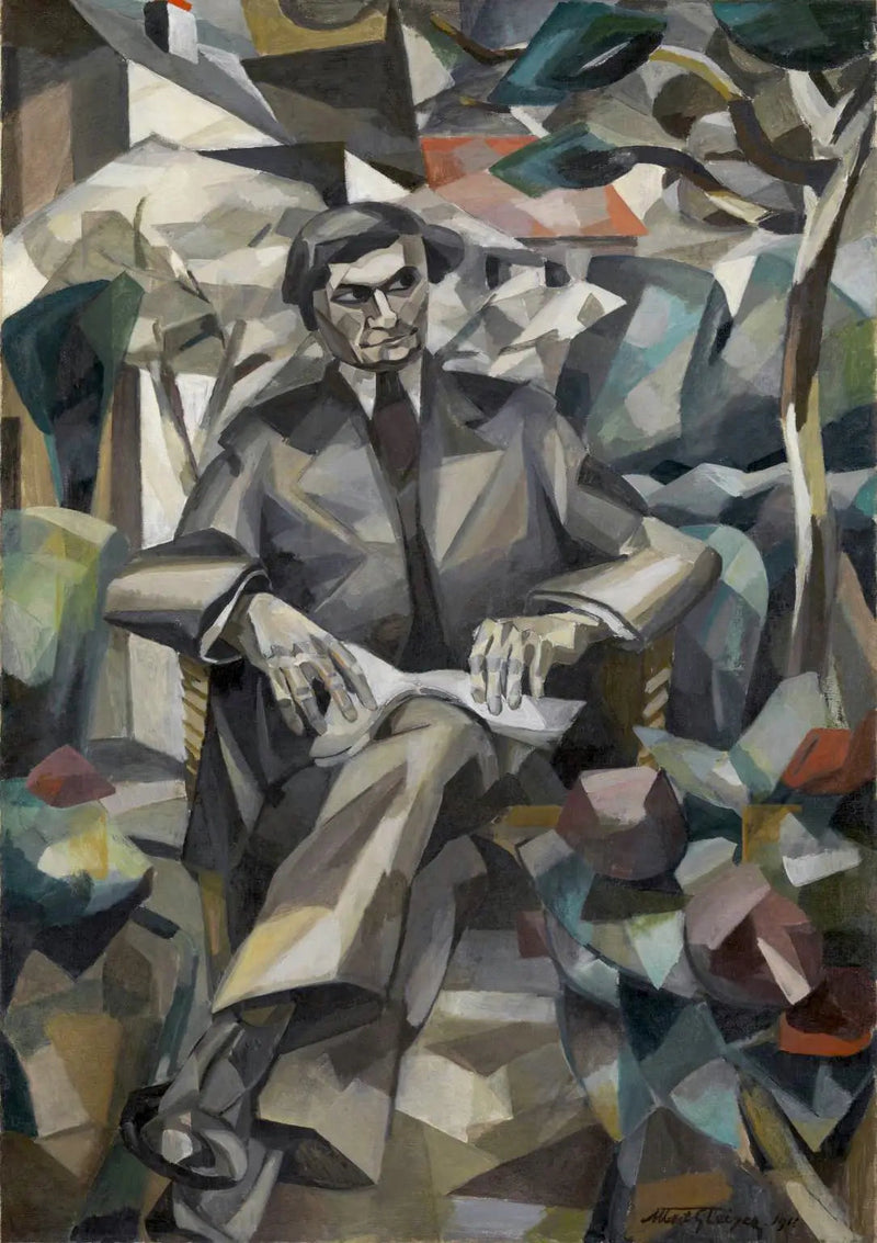 Retrato de Jacques Nayral - Albert Gleizes