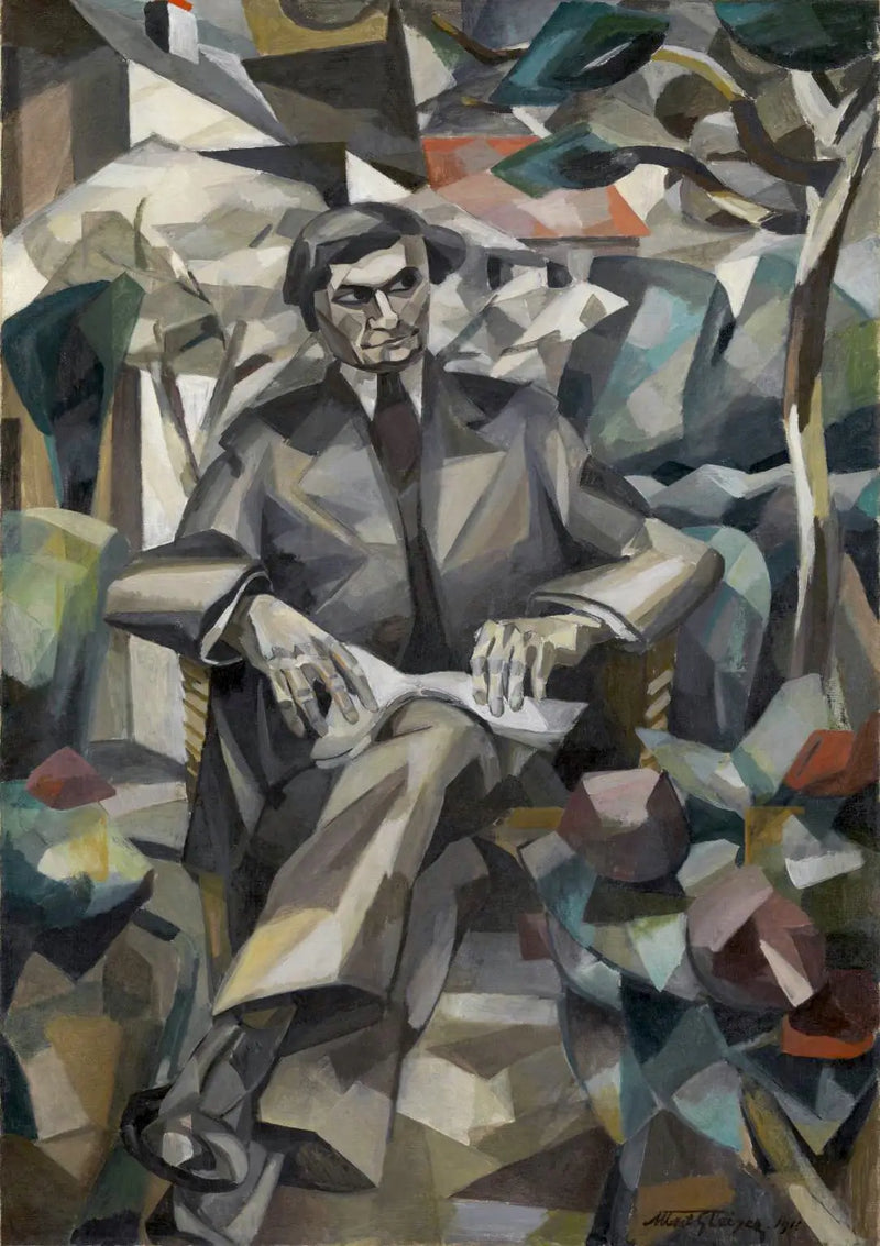Retrato de Jacques Nayral - Albert Gleizes