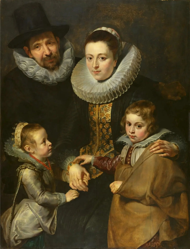 Retrato de Jan Brueghel, o Velho, e de sua família - Peter Paul Rubens