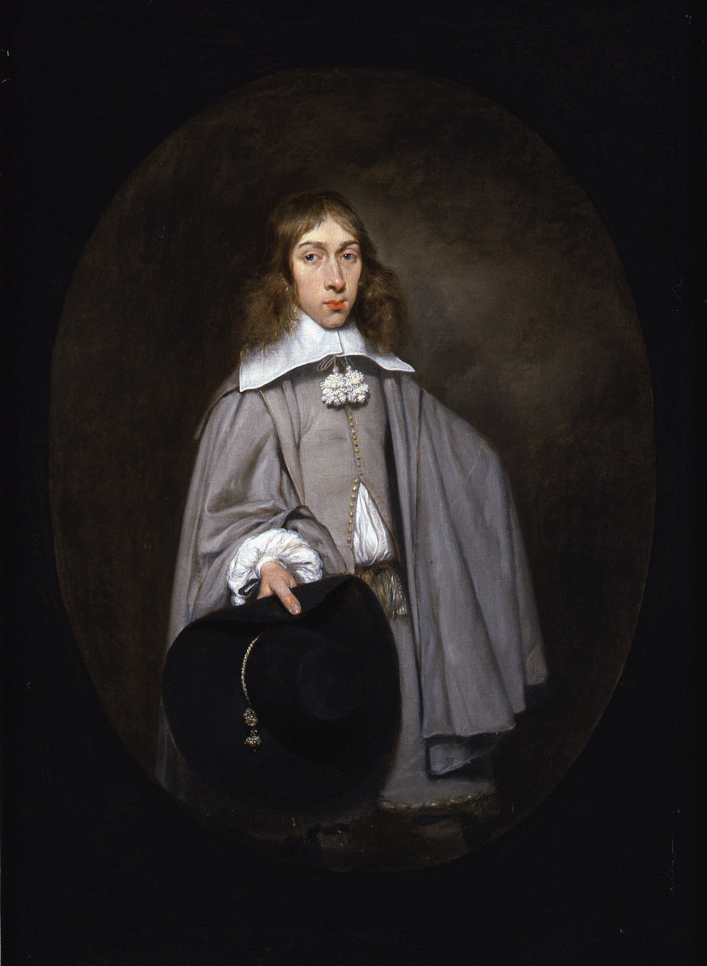 Portrait de Jan Craeyvanger (1641–après 1668) - Gerard ter Borch image 1 reproduction artisanale de tableau