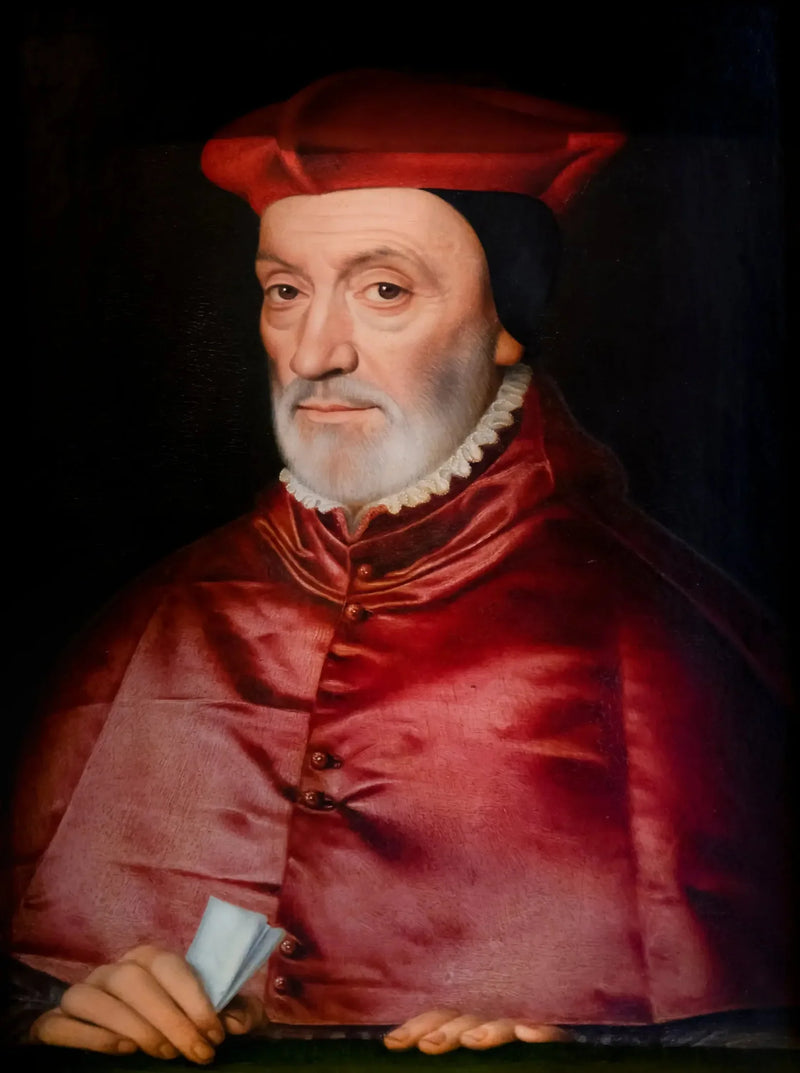 Retrato de Jean Bertrand, arcebispo e cardeal de Sens - Jean Clouet