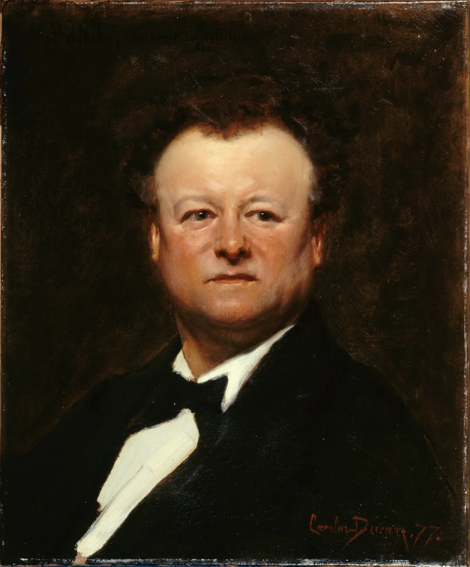 Portrait de Jean-François Berthelier (1830-1888), chanteur - Carolus-Duran image 1 copie de tableau peinte à la main