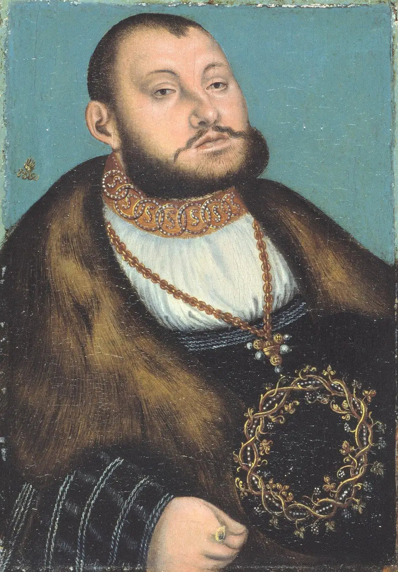 Retrato de Jean-Frédéric I, o Magnânimo - Lucas Cranach, o Velho