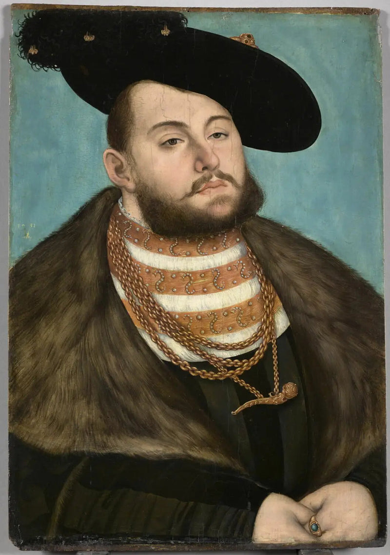 Retrato de Jean-Frédéric, o Magnânimo - Lucas Cranach, o Velho