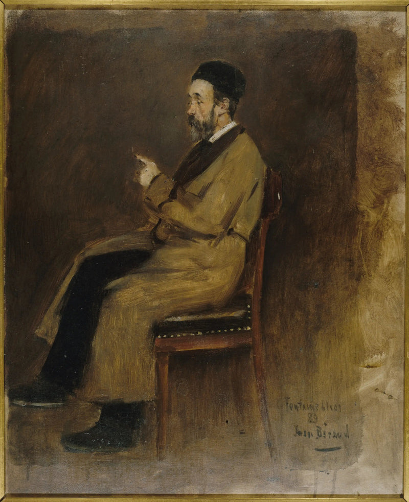 Retrato de Jean-Jacques Weiss (1827-1891), redator do 