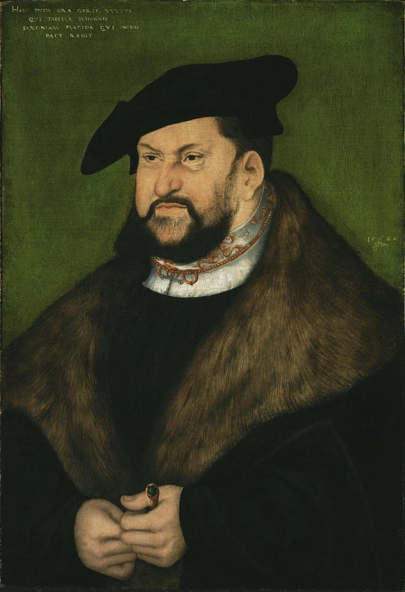 Retrato de Jean le Constant, eleitor da Saxônia - Lucas Cranach, o Velho