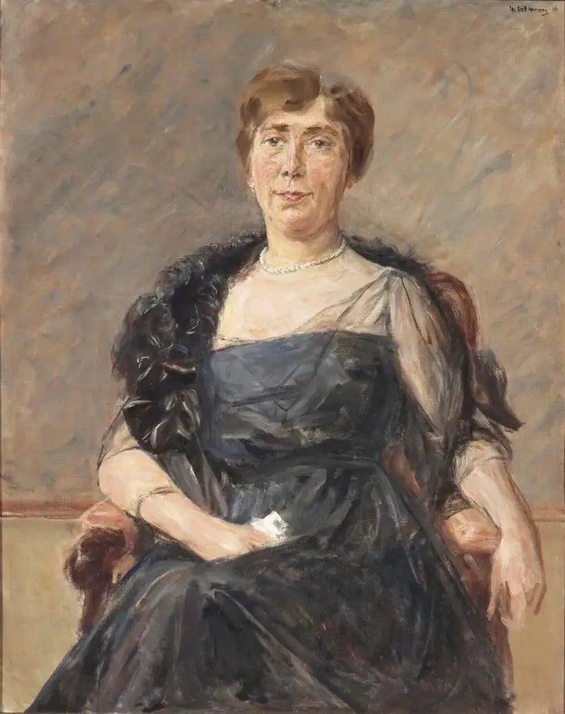Retrato de Jeanette Cornelia A. Onnes van Nijenrode-Cockuijt (1883-1936) - Max Liebermann