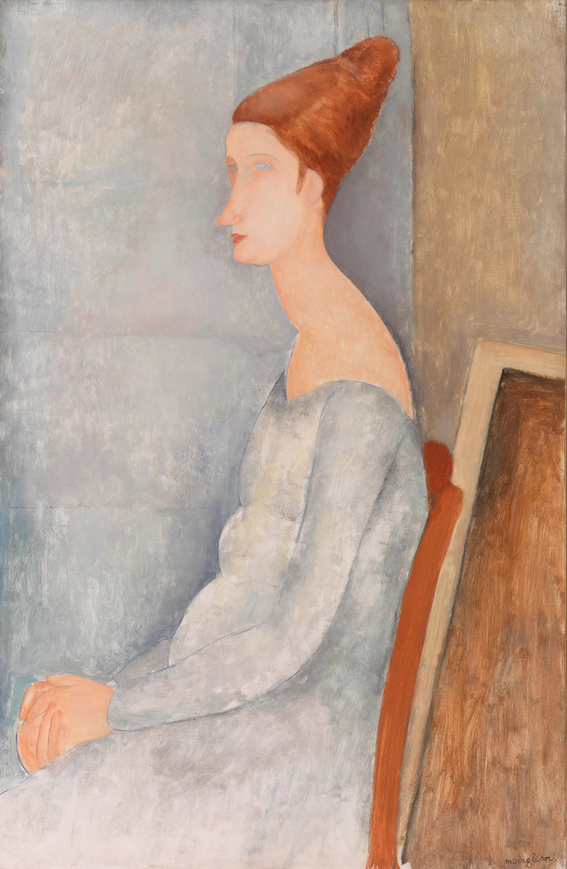 Retrato de Jeanne Hébuterne - Amedeo Modigliani