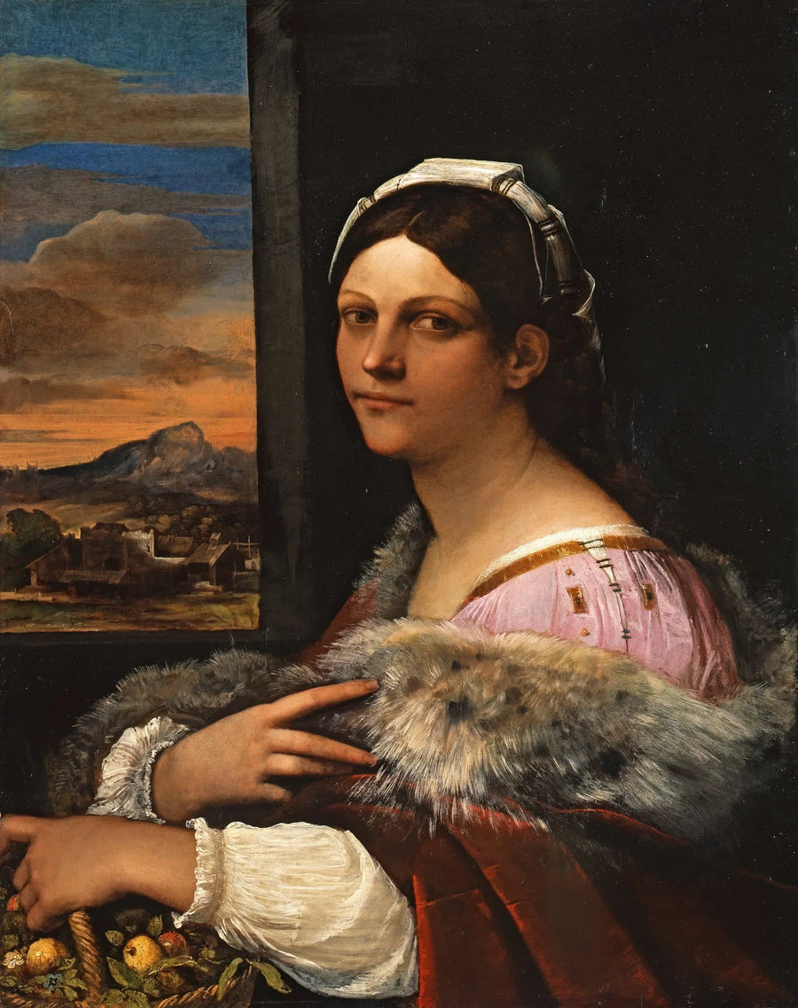 Retrato de jovem dama - Sebastiano del Piombo