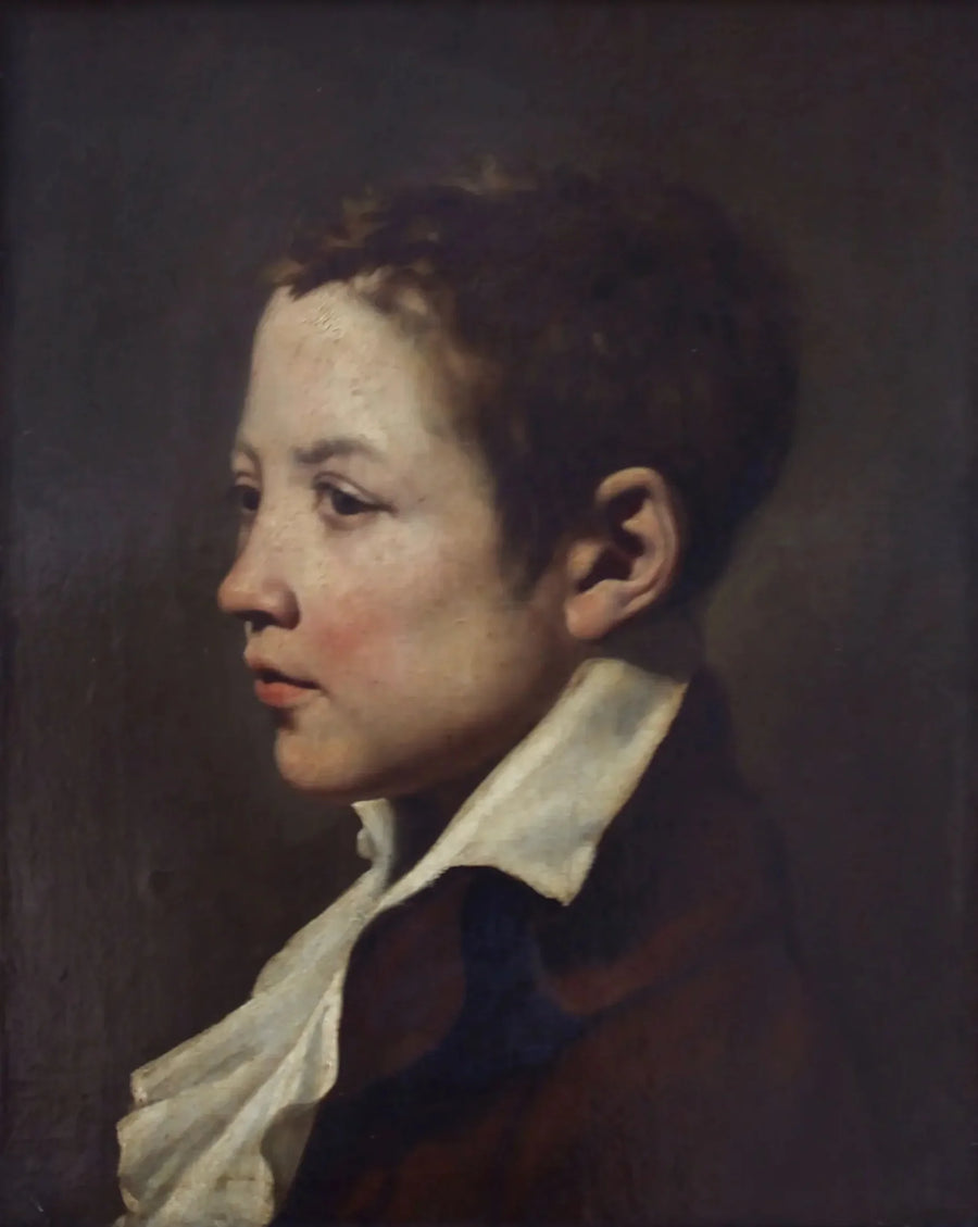 Retrato de jovem garoto - Jacques-Louis David