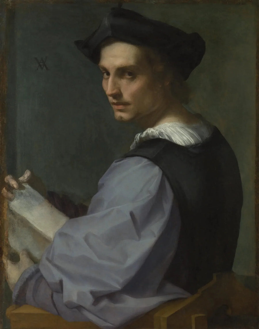 Retrato de jovem homem - Andrea del Sarto