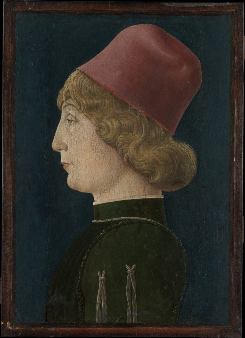 Retrato de jovem homem - Cosmè Tura