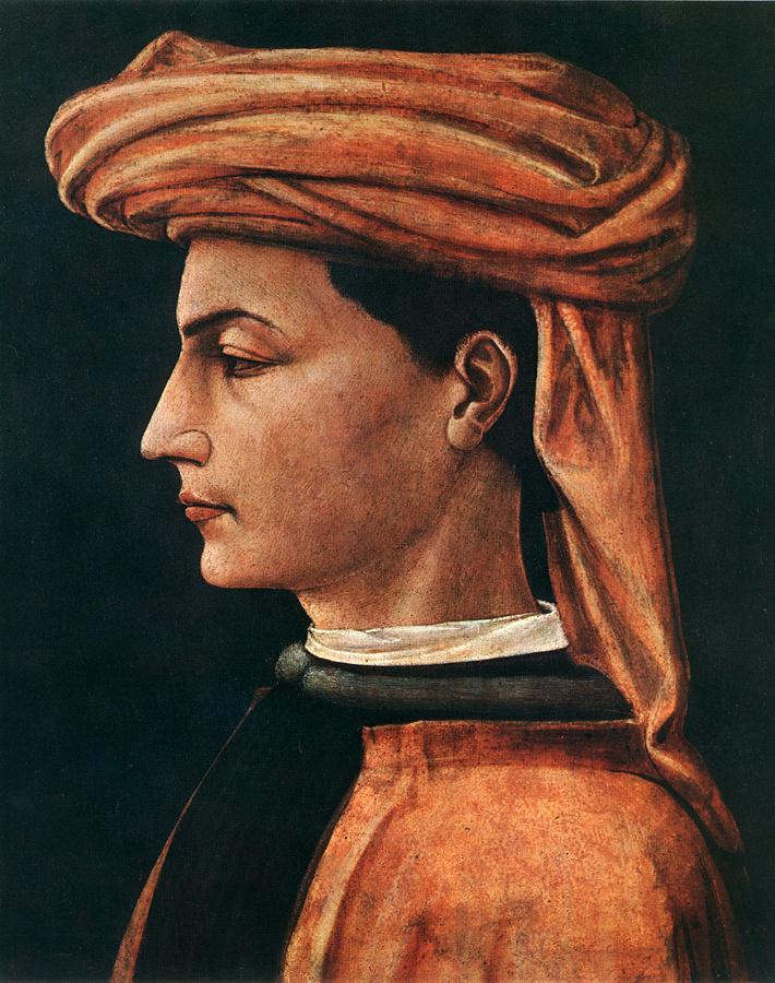 Retrato de jovem homem - Domenico Veneziano