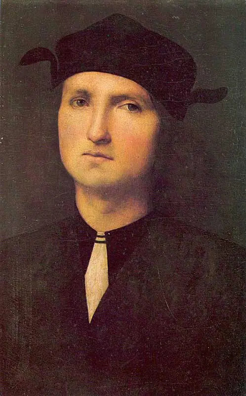Retrato de jovem homem - Pietro Perugino