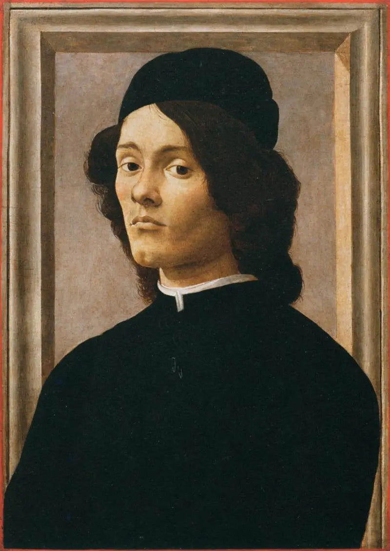 Retrato de um jovem homem - Sandro Botticelli