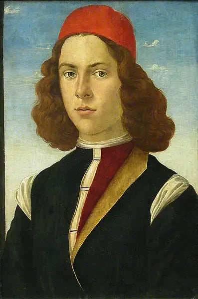 Retrato de um jovem homem - Sandro Botticelli